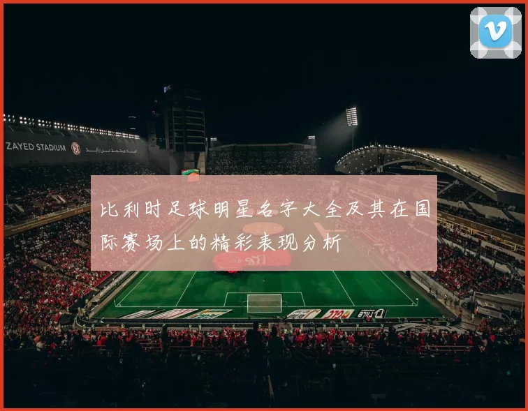 比利时足球明星名字大全及其在国际赛场上的精彩表现分析