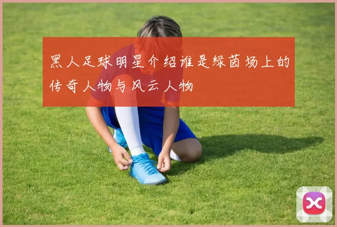 黑人足球明星介绍谁是绿茵场上的传奇人物与风云人物